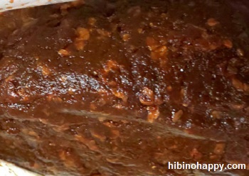 ジップロックで仕込んで約3か月半がたった味噌